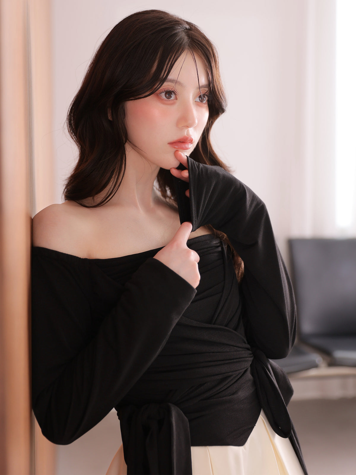 Cache coeur flare long onepiece