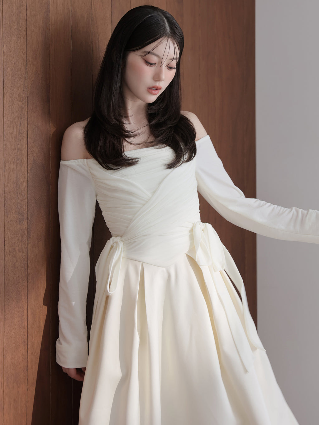 Cache coeur flare long onepiece