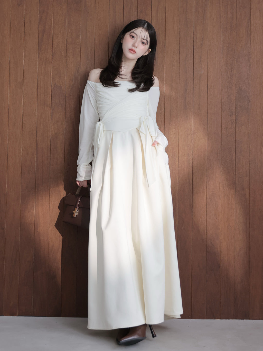 Cache coeur flare long onepiece