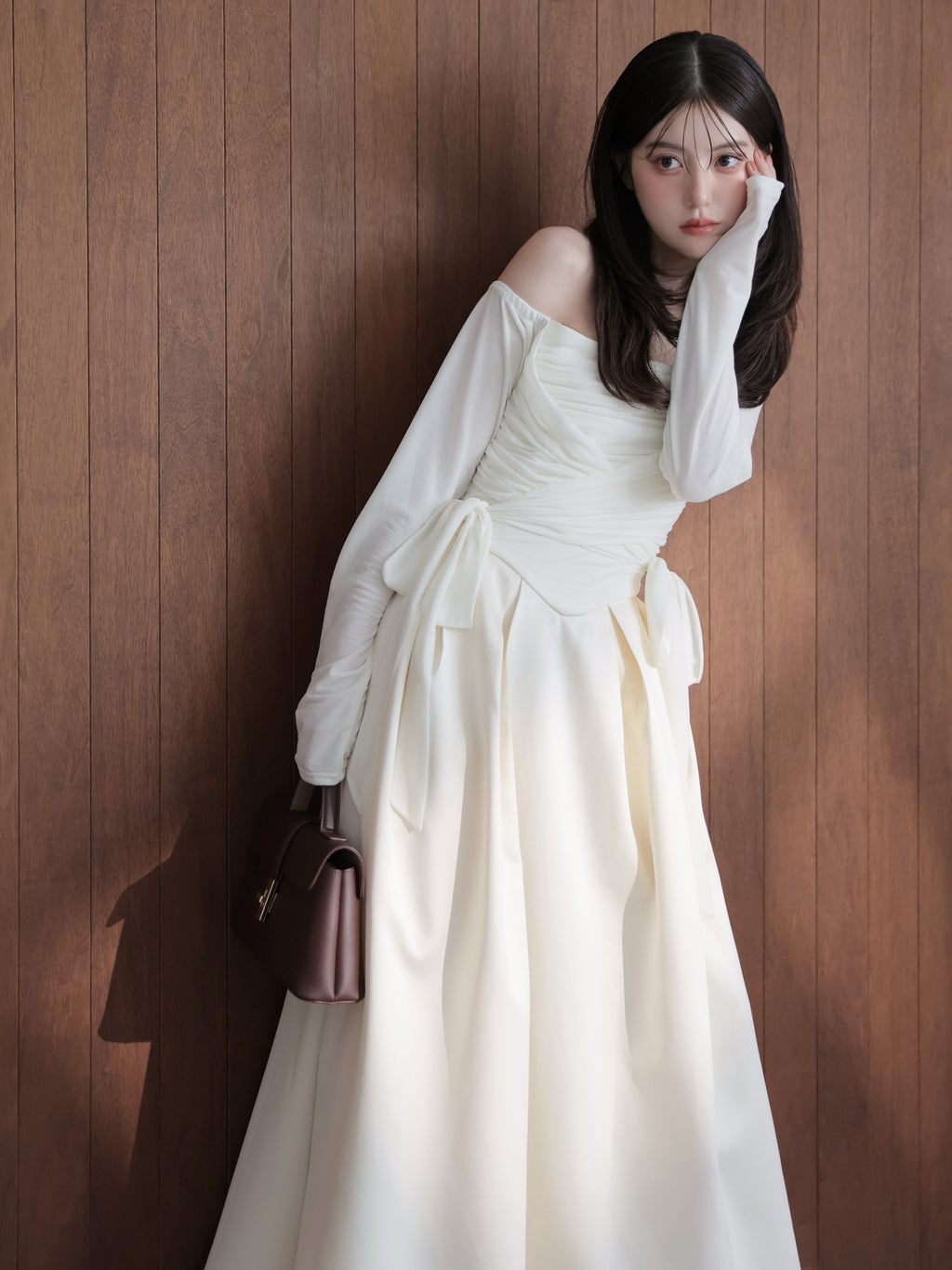 Cache coeur flare long onepiece