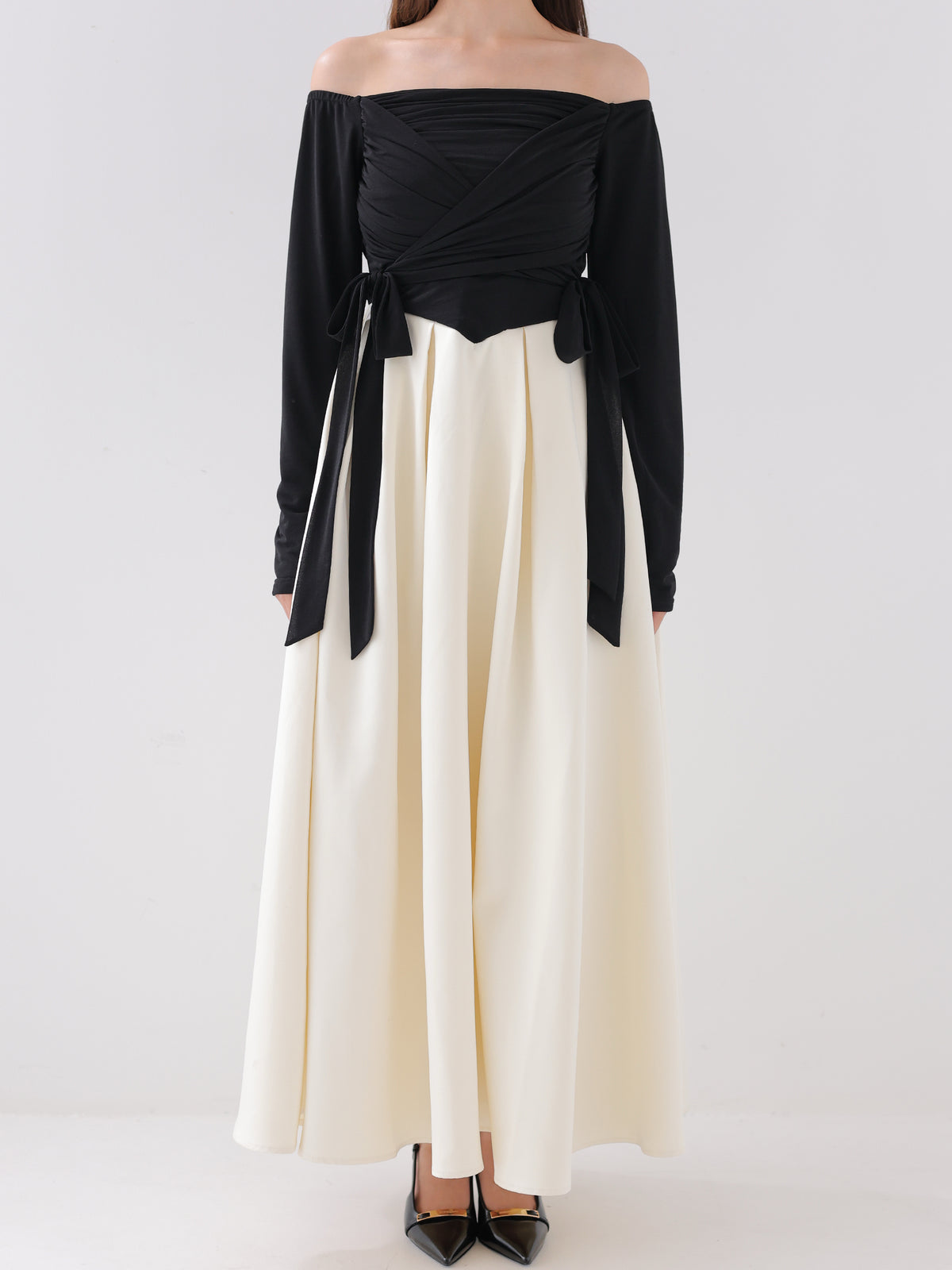 Cache coeur flare long onepiece