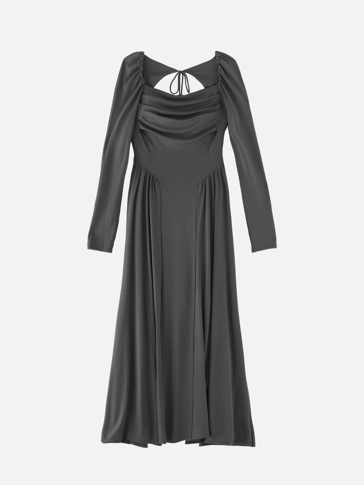 Draping cutsew long onepiece