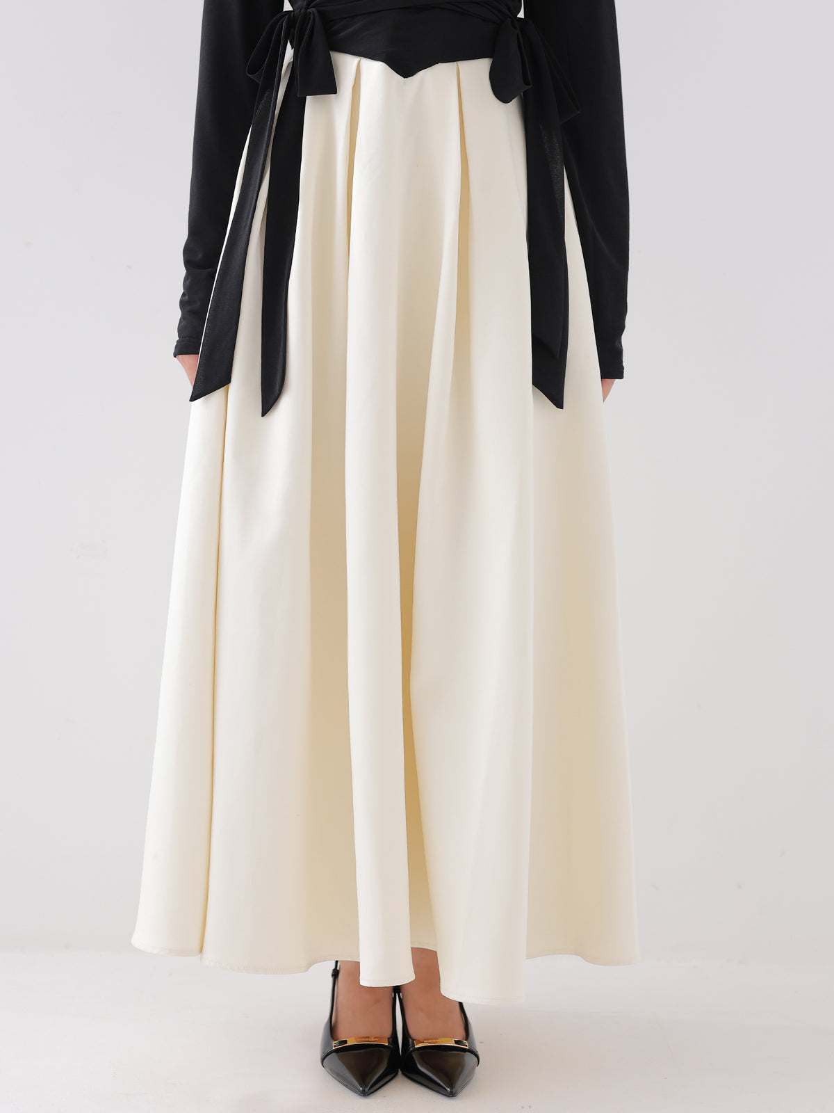 Cache coeur flare long onepiece