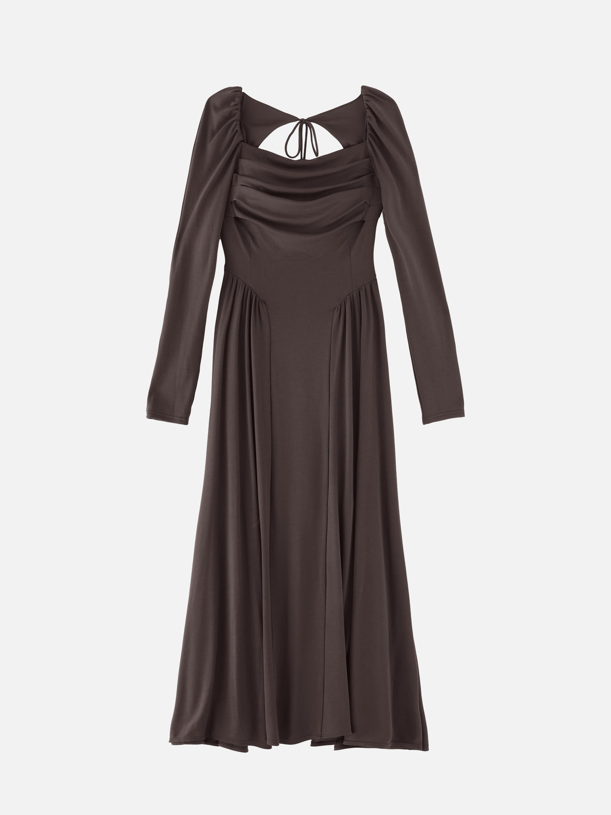 Draping cutsew long onepiece
