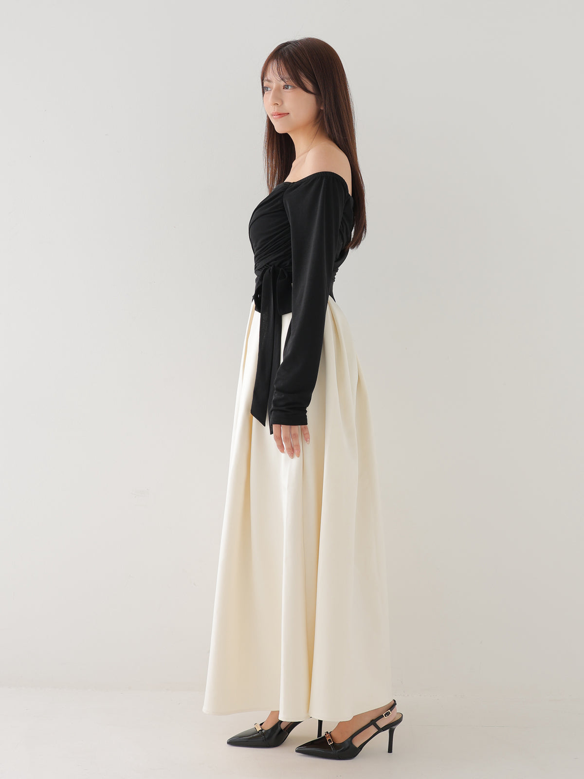 Cache coeur flare long onepiece