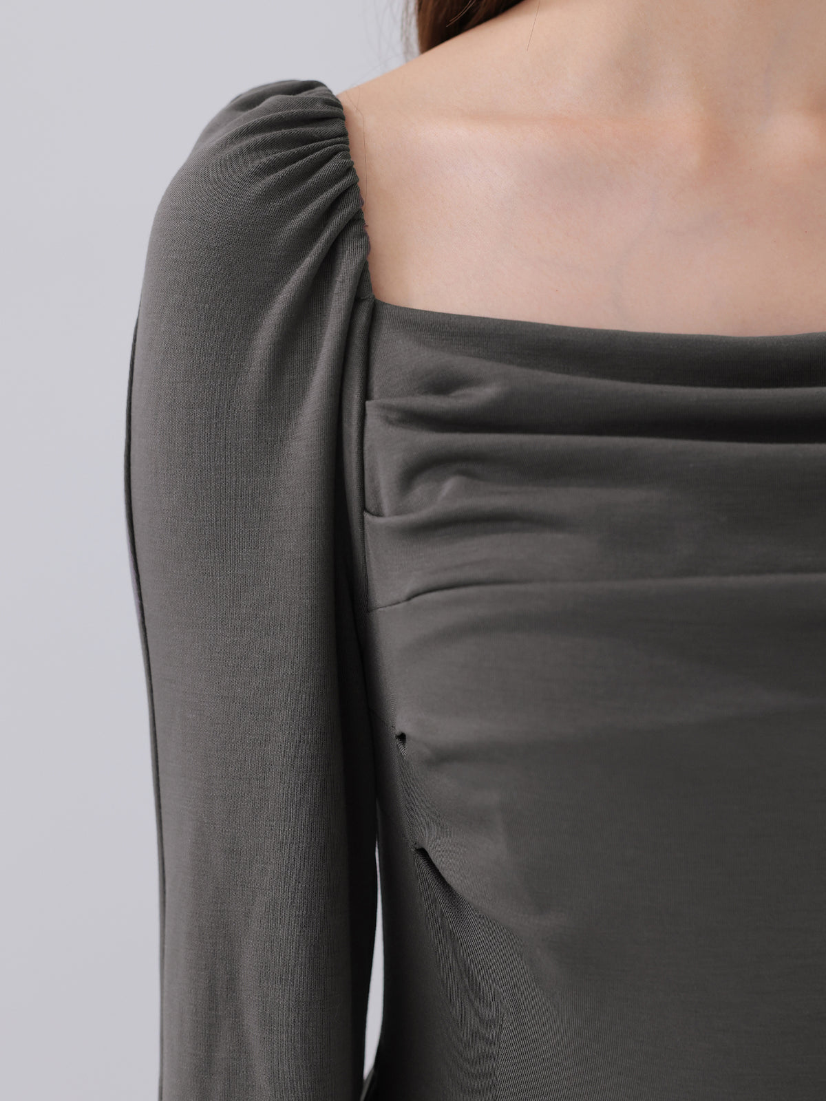 Draping cutsew long onepiece