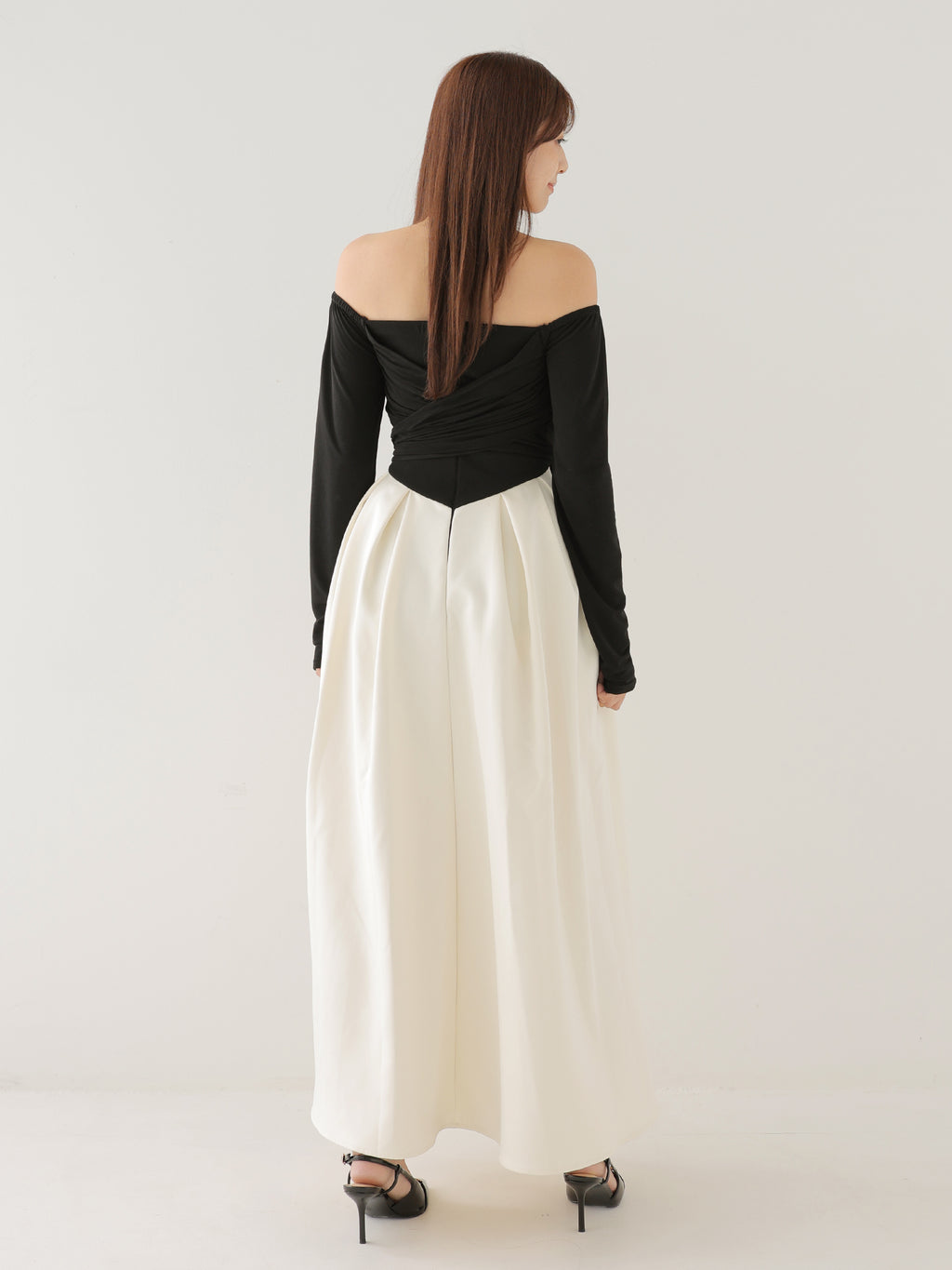 Cache coeur flare long onepiece