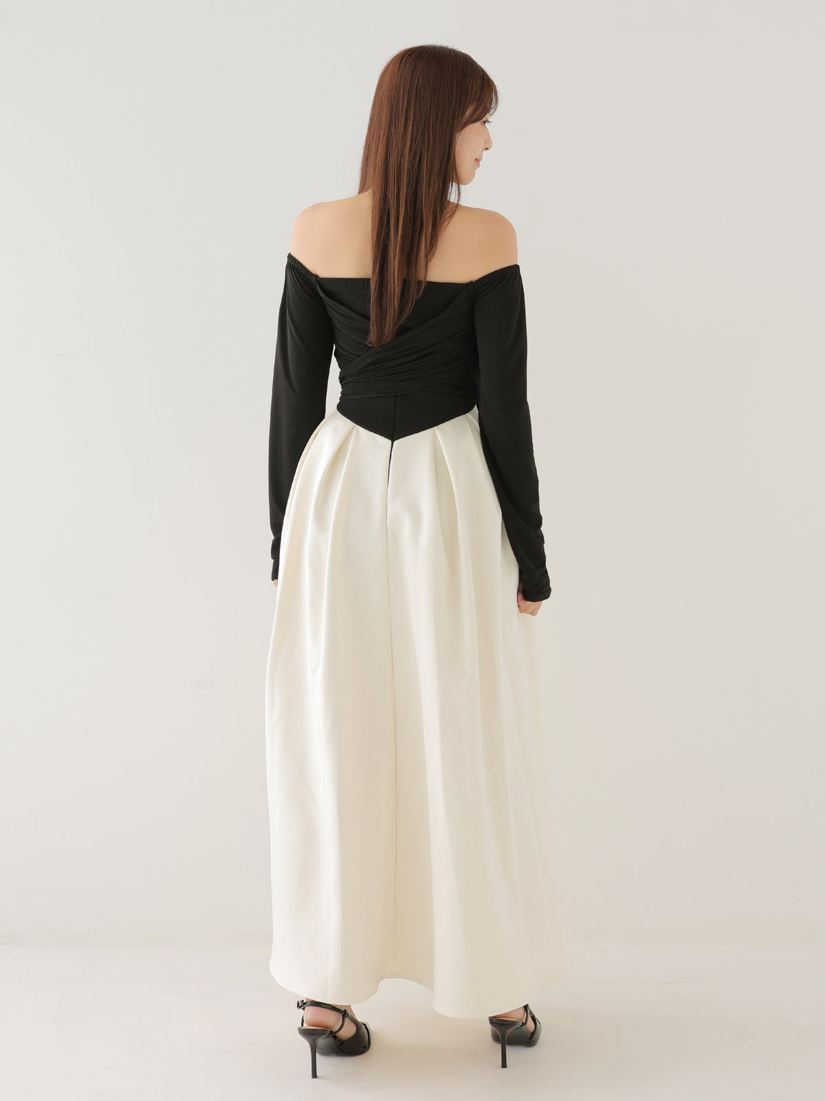 Cache coeur flare long onepiece