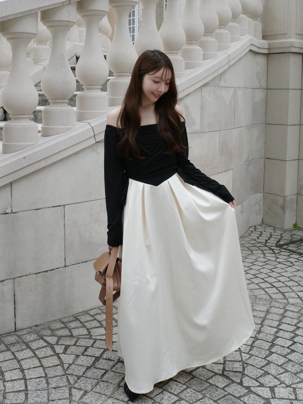 Cache coeur flare long onepiece