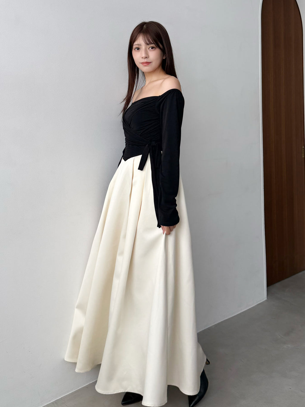 Cache coeur flare long onepiece